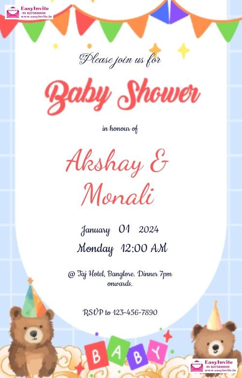 Little Princess Baby Shower Invitation Card - EasyInvite