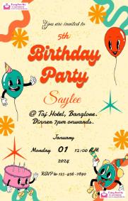 Create Birthday Invitation Card With Photo (Free) - EasyInvite