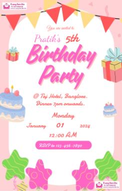 Create Custom Birthday Invitations with Ease - EasyInvite