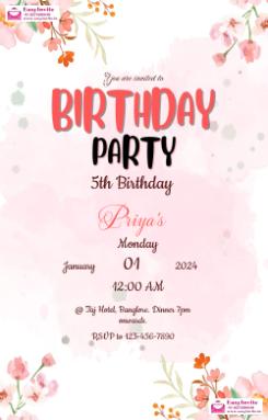 Create Custom Birthday Invitations Online - EasyInvite