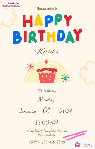 Create Custom Birthday Invitations with Ease - EasyInvite