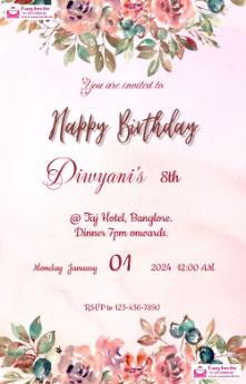 Make Personalized Birthday Invitation Cards Online - EasyInvite