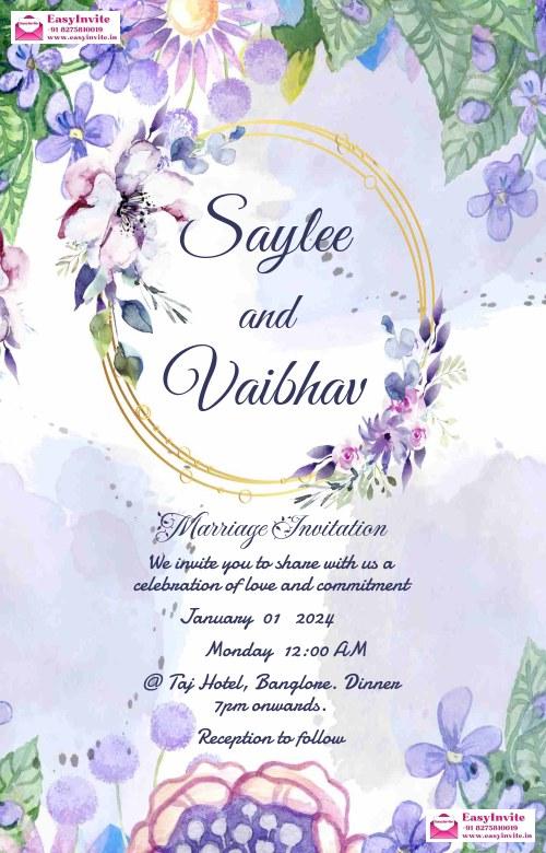Create Stunning Wedding Invitations Online - EasyInvite