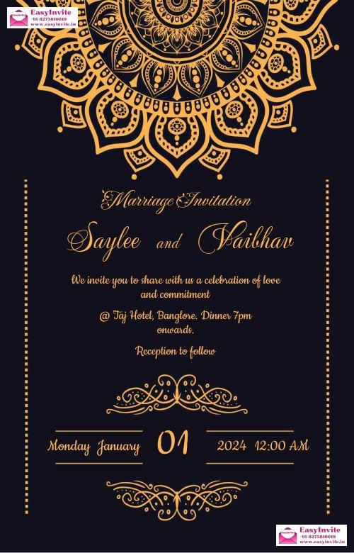 Effortless Wedding Invitation Creation EasyInvite
