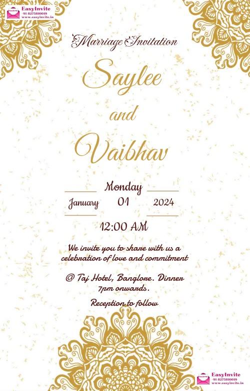 Design and Share Beautiful Wedding Invitations EasyInvite