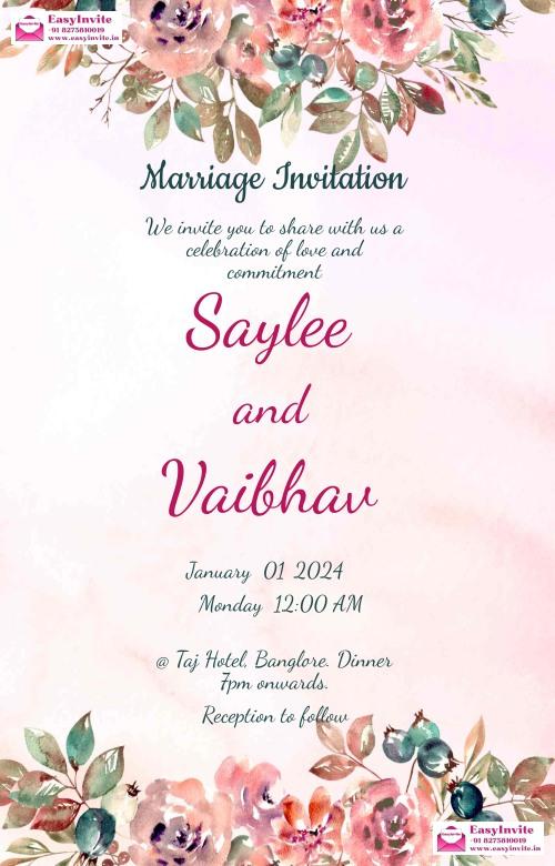 Create Whimsical Wedding Invitations in a Snap EasyInvite