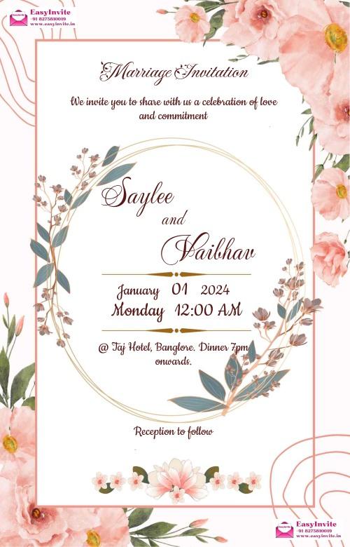 Design and Print Wedding Invitations in Minutes - EasyInvite
