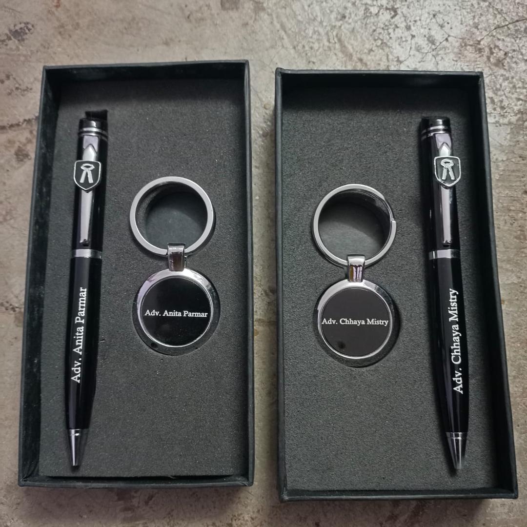 Pen Keychain Combo Gift Set for Advocate, Doctor, CA | Professional Gift Idea
