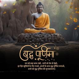 buddha purnima greeting cards