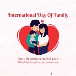 international family day greeting cards