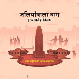 jallianwala bagh massacre day greeting cards