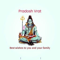 pradosh vrat greeting cards