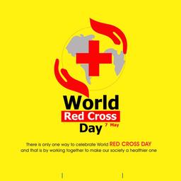 world red cross day greeting cards
