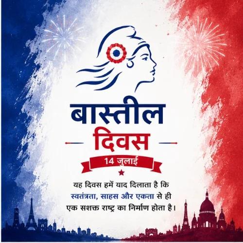 bastille day festival greeting cards