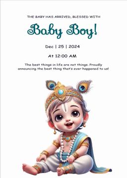 birth announcement