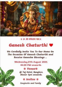 ganesh chaturthi