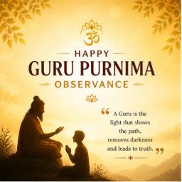 guru purnima observance greeting cards