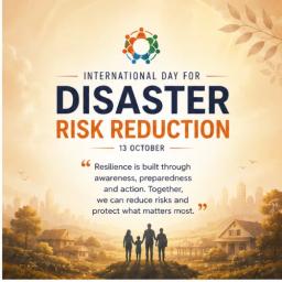 international day for disaster risk reduction greeting cards