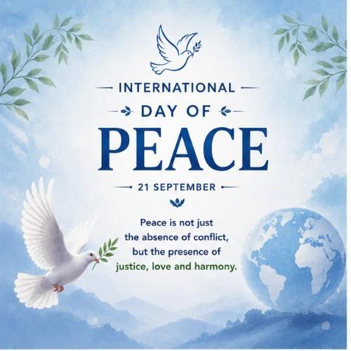 international day of peace festival greeting cards