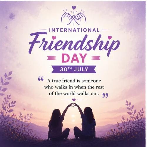 international friendship day festival greeting cards