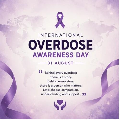international overdose awareness day festival greeting cards
