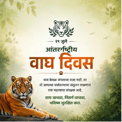 international tiger day festival greeting cards