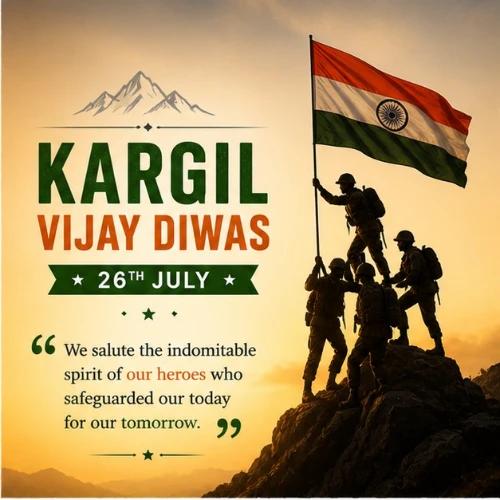 kargil vijay diwas festival greeting cards