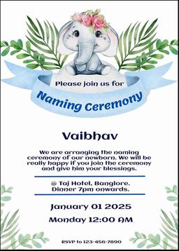naming ceremony