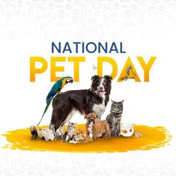 national pet day greeting cards