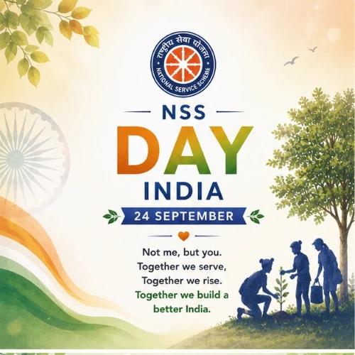 nss day india festival greeting cards