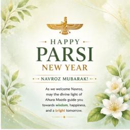 parsi new year greeting cards