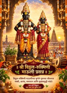 vitthal rukmini