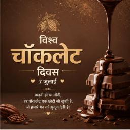 world chocolate day greeting cards