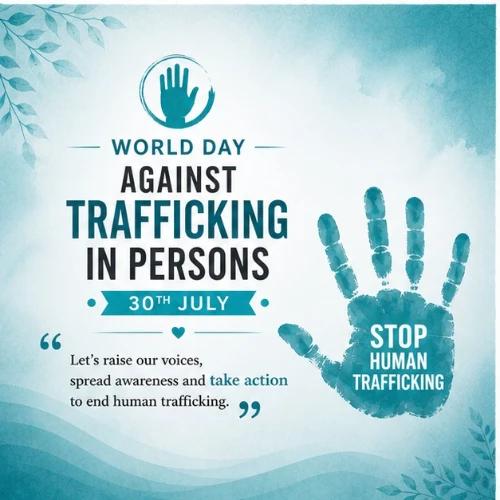 world day against trafficking in persons festival greeting cards