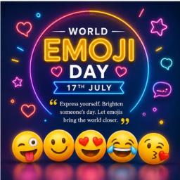 world emoji day greeting cards