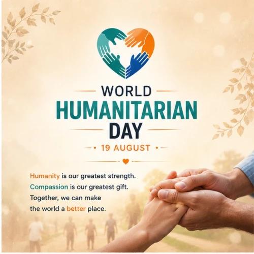 world humanitarian day festival greeting cards
