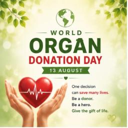 world organ donation day greeting cards