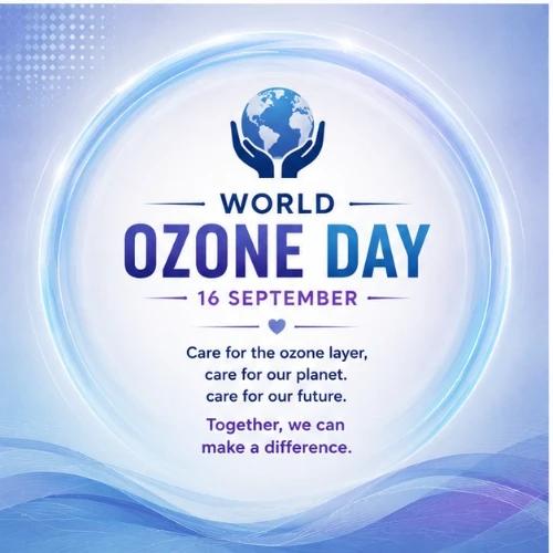 world ozone day festival greeting cards