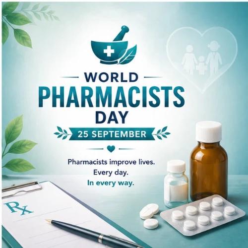 world pharmacists day festival greeting cards