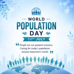 world population day greeting cards