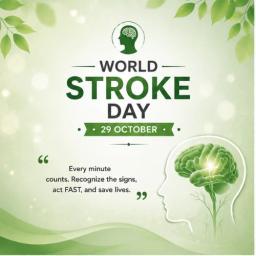 world stroke day greeting cards