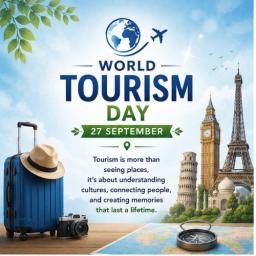 world tourism day greeting cards