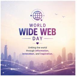 world wide web day greeting cards