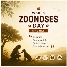 world zoonoses day greeting cards