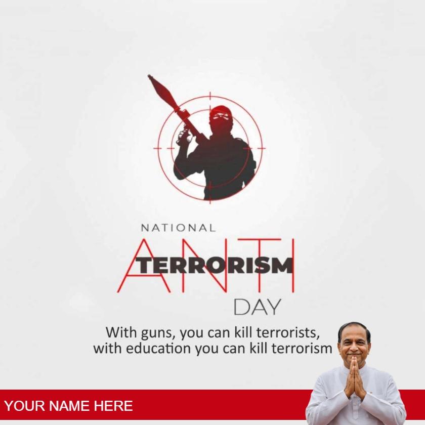 anti terrorism day banners and design ideas