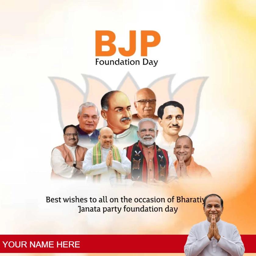 best bjp foundation day messages for social sharing
