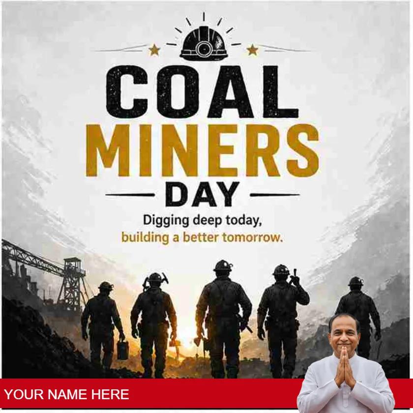 happy coal miners day greetings in english