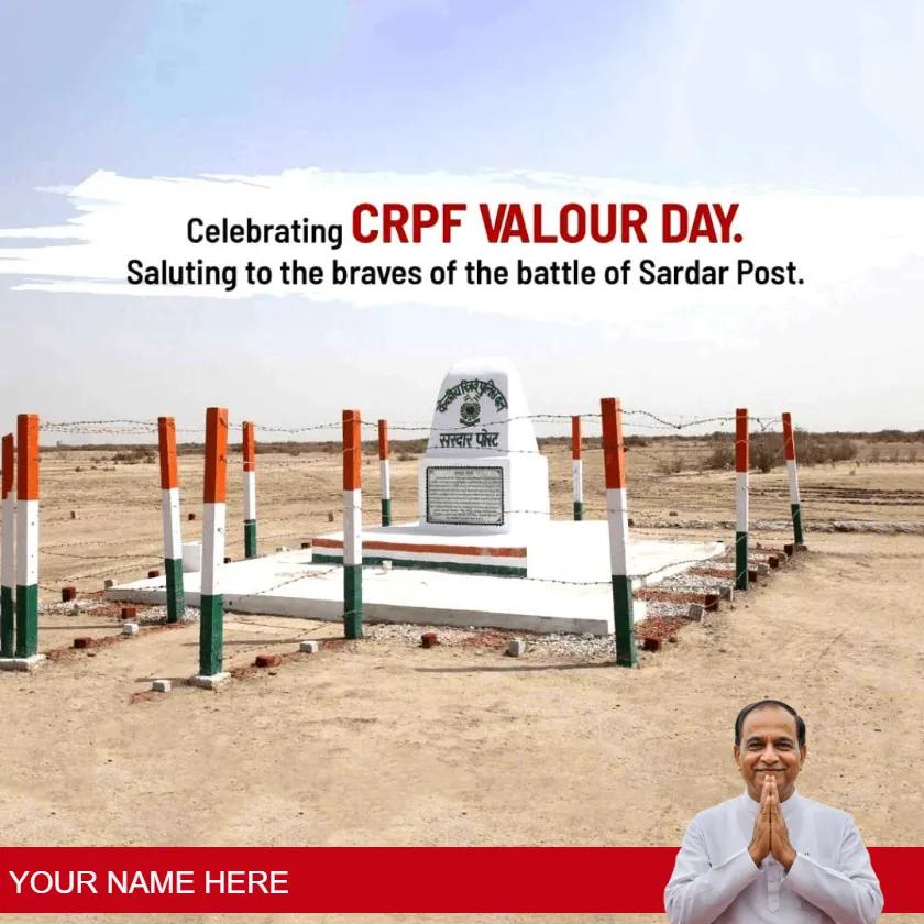 crpf valour day wishes to honor brave soldiers