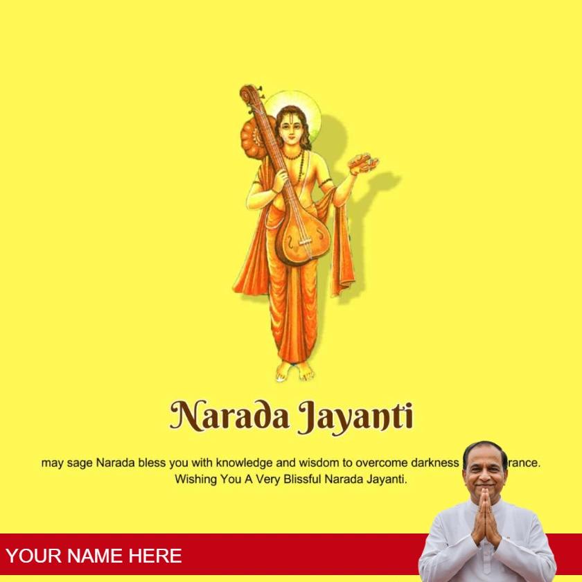 narad jayanti wishes in english for social sharing