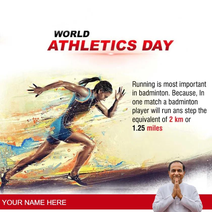 best world athletics day messages in english